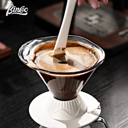 BINCOO 600ml Reusable Immersion Coffee Dripper Filters Smart Pour Over Drip Hand-Brewed Coffee Maker Tritan Coffee Filters Cup