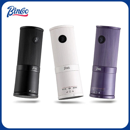 Bincoo Leyou Portable Electric Coffee Grinder, USB Rechargeable Adjustable Grind, Home Outdoor Portable Coffee Grinder