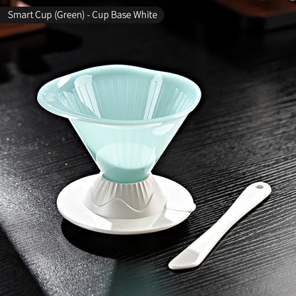 BINCOO 600ml Reusable Immersion Coffee Dripper Filters Smart Pour Over Drip Hand-Brewed Coffee Maker Tritan Coffee Filters Cup