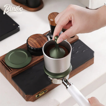 BINCOO 58mm Dosing Shakers Espresso Coffee Powder Receiver Container Espresso Grounds Dosing Cup Barista Coffee Accessories