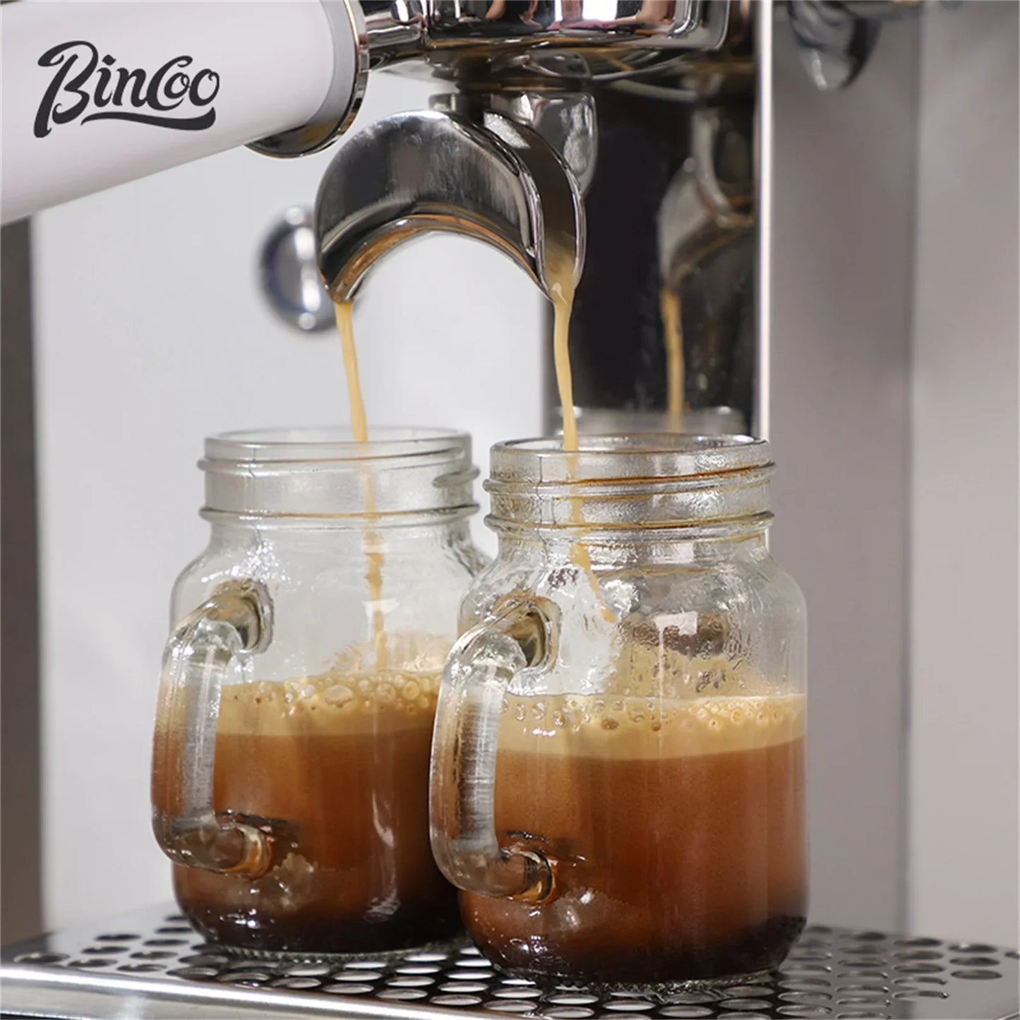 Bincoo Glass Coffee Liquid Bottle, Mini Airtight Container, Concentrate Storage, On-the-Go