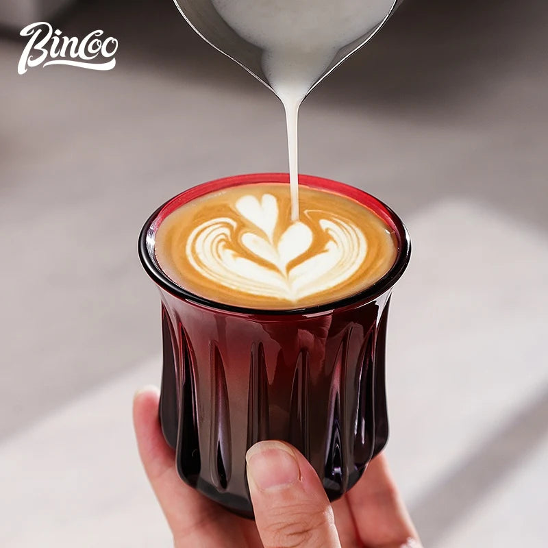 Bincoo Coffee Sharing Pot Glass Cup Set Glass Pot Coffee Cup Coffee Tray Set 500ML