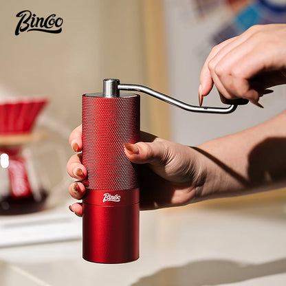 Bincoo Portable Manual Hand Coffee Grinder Professional CNC Stainless Steel Adjustable Manual Burr Coffee Bean Grinding Upgrade