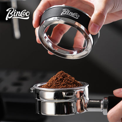 Bincoo 58MM Coffee Dosing Ring Stainless Steel Magnetic Espresso Dosing Ring Portafilter Barista Funnel Accessories Brewing Tool