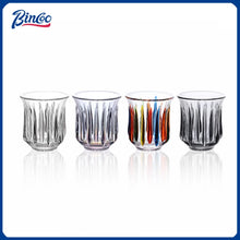 BINCOO 90ml-400ml Glass Coffee Cup Drinking Glasses for Espresso Cappuccino Latte Mug Juice Cocktails Home Kitchen Barista Tools
