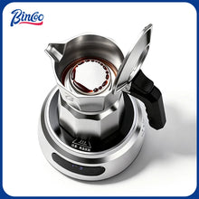 Bincoo 316 Stainless Steel Moka Pot with 51mm Basket and Tamper – Stovetop Espresso Coffee Maker for Home Barista