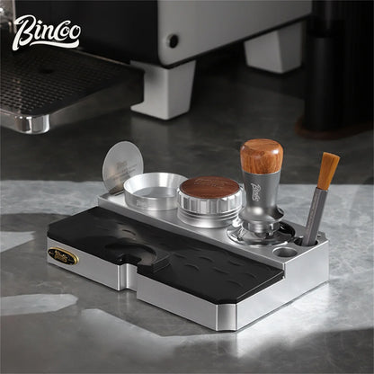 Bincoo Coffee Tamper Station Stand ABS Coffee Portafialter Holder 51-58mm Espresso Distributor Storage Base Barista Accessories