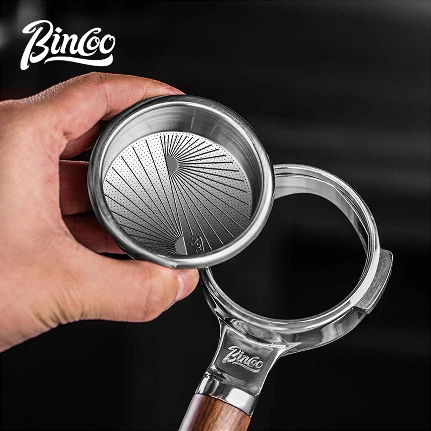 58.5mm Espresso Filter Baskets 16-20g Coffee Basket with Puck Screen Fit 51mm Espresso Portafilters Coffee Machine Accessories