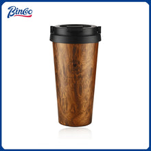 Bincoo 500ML 304 Stainless Steel Coffee Cup With Ceramic inner liner Double Layer Thermal Mug Portable Travel Car Insulated Cups