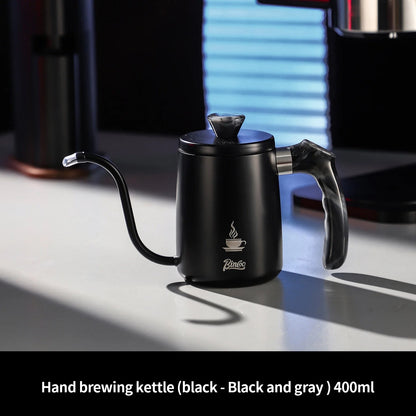 Bincoo Pour Over Coffee Kettle Gooseneck Stainless Steel Drip Kettle 350ml Long Spout Water Pot for Hand Brew Coffee Tea