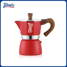 Bincoo Coffee Moka Pot, Single Valve Espresso Maker Brewed Coffee Italian Home Outdoor Kitchen Utensils Barista Accessories