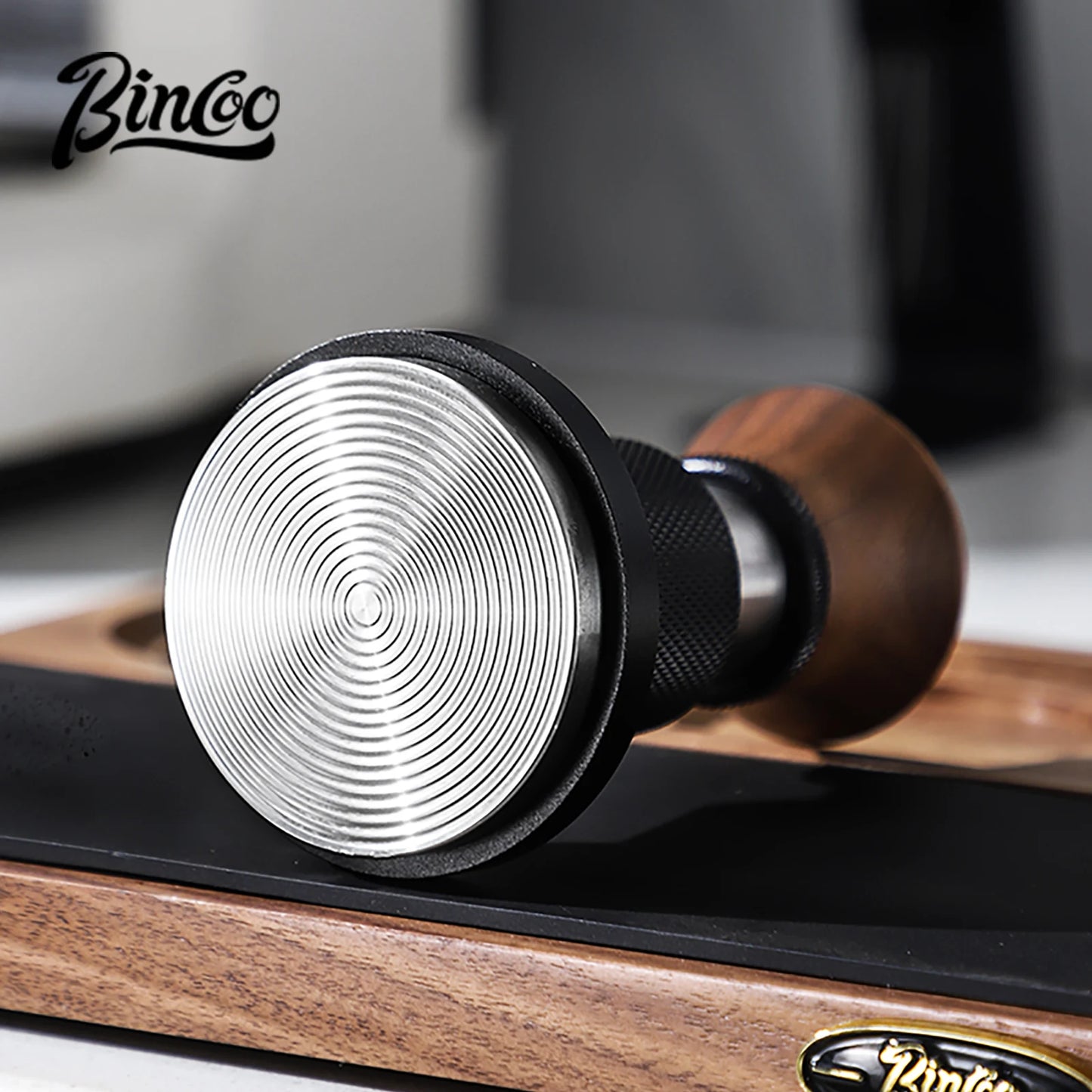 Bincoo Coffee Tamper 30lb Constant Pressure 51/58mm Espresso Tamper Portafilter Spring Loaded Coffee Leveler Barista Tools