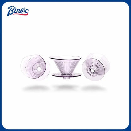 Bincoo Coffee Filter Hand Brewing Cup Tool, Conical Coffee Drip Filter Slow Brewing Professional Barista Accessories