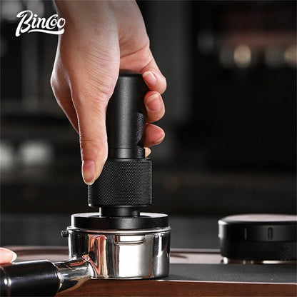 Bincoo Professional 30LB Constant-Pressure Coffee Tamper Aluminum Base Fits 51/58mm Portafilters Distributor Espresso Tool