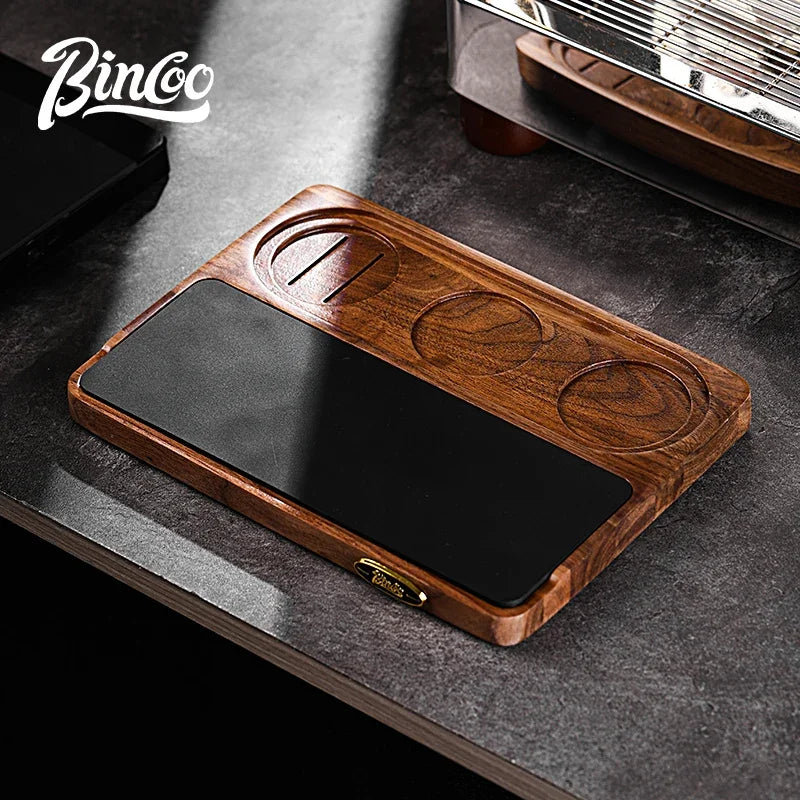 Bincoo 51-58mm Coffee Storage Board Tampers Coffee Distributor Dosing Ring Reusable Filter Holder Barista Espresso Coffeware Set