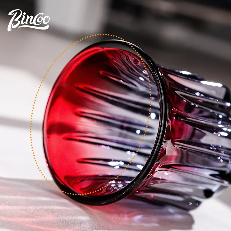 Bincoo Coffee Sharing Pot Glass Cup Set Glass Pot Coffee Cup Coffee Tray Set 500ML