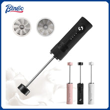 BINCOO Electric Coffee Frother USB Rechargeable 2 Speeds Foam Maker Wireless Handheld Egg Beater Milk Whisk Mixer Cooking Tools