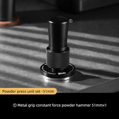 Bincoo Professional 30LB Constant-Pressure Coffee Tamper Aluminum Base Fits 51/58mm Portafilters Distributor Espresso Tool