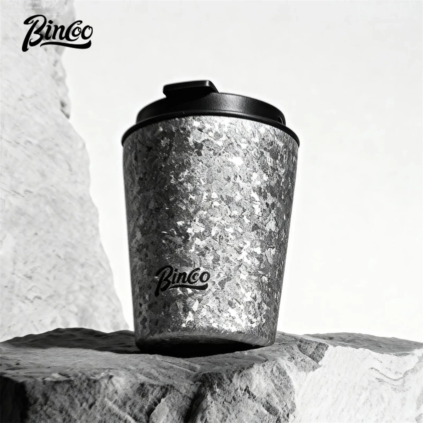 Bincoo 240ML Coffee Cup Pure Titanium Material High And Low Temperature Resistance Portable Office Car Leak Proof Coffee Cups