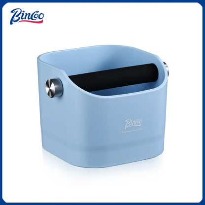 Bincoo Coffee Knock Box Espresso Grounds Container Dump Bin Bucket Anti Slip Powder Beveled Residue Home Cafe Bar Barista Tools
