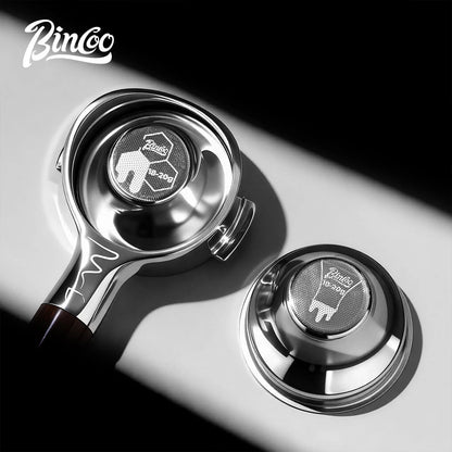 Bincoo 58mm Stainless Steel Stepped Filter Basket – Bottomless Portafilter Precision Bowl, Pressurized Espresso Extraction