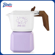 Bincoo Dog Shape Dual Valve Moka Pot Set Stovetop Espresso Maker Cute Animal Design Home Coffee Brewing Kit