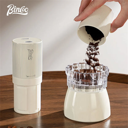 Bincoo Electric Coffee Bean Grinder Portable Mini Coffee Machine Adjustable USB Rechargeable Grinders Household Barista Tools