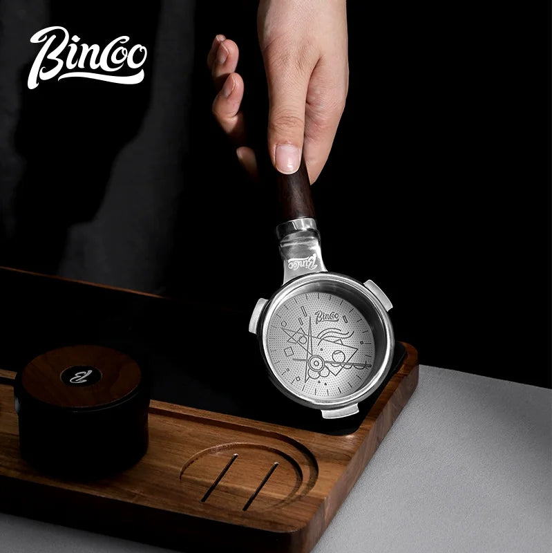 BINCOO Precision High Extraction Matrix 51/58.5mm Basket Filter,Micro Sieve Filter Basket Stainless Steel Portafilter Basket Net