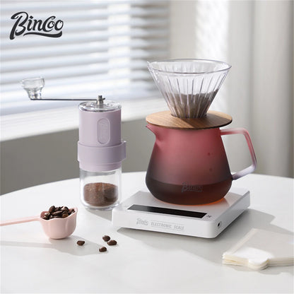 BINCOO 500ml Immersion Dripper Coffee Pot Switch Glass Pour Over Coffee Maker, Coffee Sharing Pot, Hold 1-4 Cups Hot Sell