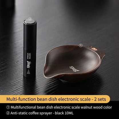 Bincoo Professional Coffee Scale Bean Tray Intelligent Electronic Scale Kitchen Scale 500G/0.1G Precise Weighting Rechargeable