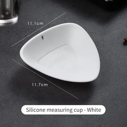 Coffee Beans Dose Trays Silicone Weighing Bean Dish Measuring Tray Espresso Coffee Accessories Weighing Tool for Home Kitchen