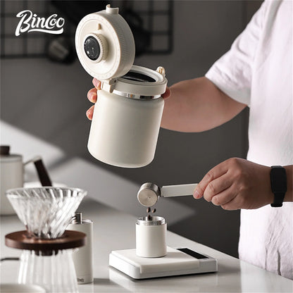 Bincoo 1000ML Coffee Bean Vacuum Airtight Sealed Tank Stainless Steel Grain Tea Nut Keep Fresh Storage Jars Kitchen Sealed Cans