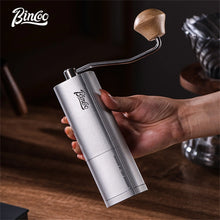 Bincoo Chestnut Manual Coffee Grinder Upgrade All-metal Body & Anti-slip Design Portable Hand Grinder CNC Burr Inside Barista