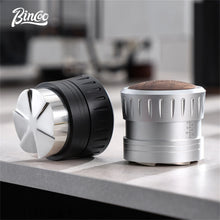 Bincoo Self Gravity Powder Distributor 58.35/58mm Stainless Steel Powder Hammer Automatic Height Adjustment Italian Barista Tool