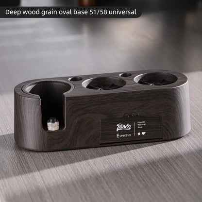 Bincoo Coffee Espresso Distributor 51/58mm Cloth Powder Hammer Machine Leveler Tool Coffee Tamper Storage Base Coffee Holder Set