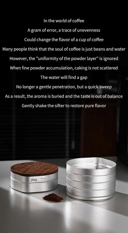 【Exhibition】Bincoo Coffee Sieve Calibration Kit, 3Piece and 17-Piece Options, Professional Barista Quality Control Tool, Home & Café Calibration