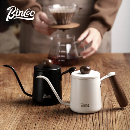Bincoo Mini Pour Over Kettle Small Portable Stainless Steel Gooseneck Pot for Hanging Ear Coffee Watering Pot