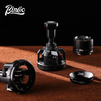Bincoo Espresso Coffee Distributor – Press & Rotate Stirring Needle, Adjustable, Evenly Break Clumps, Anti-Clump Tool