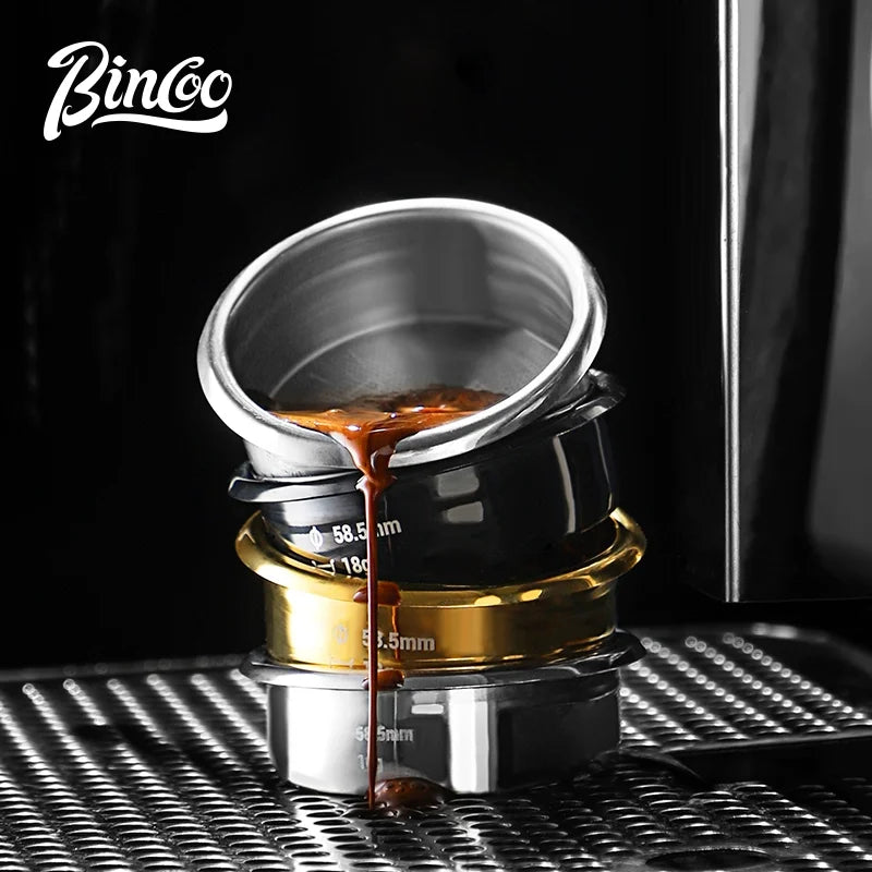 BINCOO Precision High Extraction Matrix 51/58.5mm Basket Filter,Micro Sieve Filter Basket Stainless Steel Portafilter Basket Net