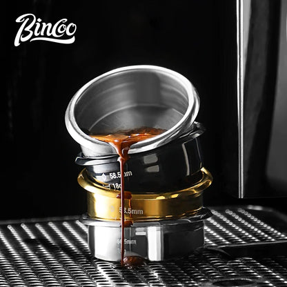 BINCOO Precision High Extraction Matrix 51/58.5mm Basket Filter,Micro Sieve Filter Basket Stainless Steel Portafilter Basket Net