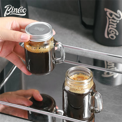 Bincoo Glass Coffee Liquid Bottle, Mini Airtight Container, Concentrate Storage, On-the-Go