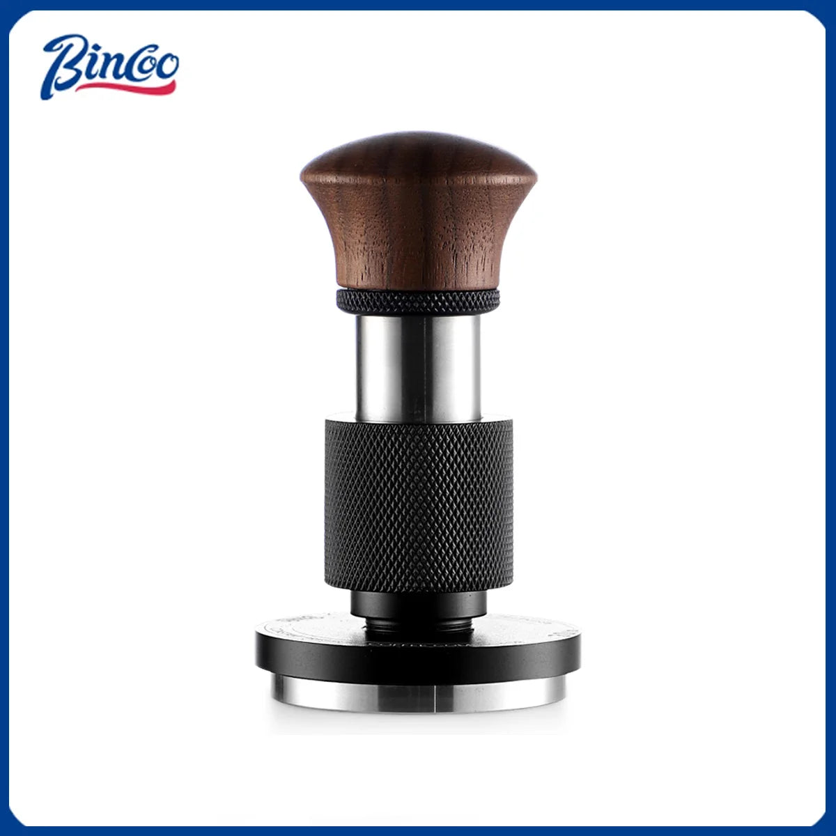 Bincoo Coffee Tamper 30lb Constant Pressure 51/58mm Espresso Tamper Portafilter Spring Loaded Coffee Leveler Barista Tools