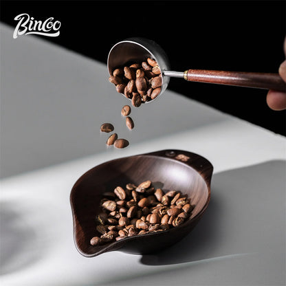 Bincoo Professional Coffee Scale Bean Tray Intelligent Electronic Scale Kitchen Scale 500G/0.1G Precise Weighting Rechargeable