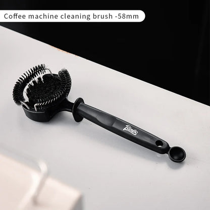 Bincoo 1Pc 51mm/58mm Coffee Machine Brewing Head Clean Brush Removable Coffee Maker Cleaning Brush Tool for Coffee Grinder