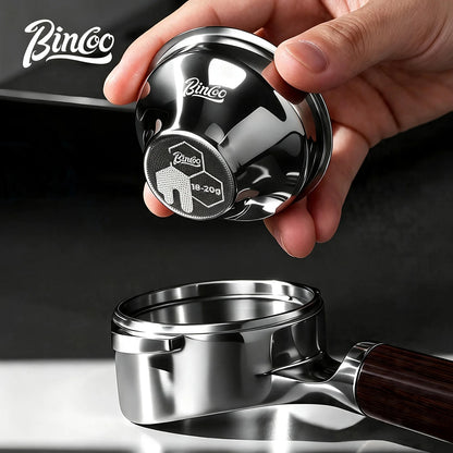 Bincoo 58mm Stainless Steel Stepped Filter Basket – Bottomless Portafilter Precision Bowl, Pressurized Espresso Extraction