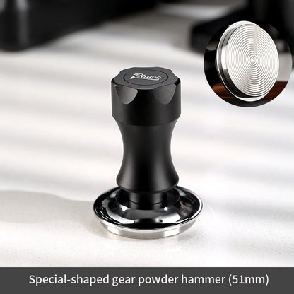 Bincoo 51/58mm Espresso Powder Dispenser Aluminum Alloy Anti-Pressure Offset Powder Hammer Italian Appliance Barista Accessories