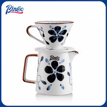 Bincoo Hand Brewing Coffee Pot Set Ceramic Filter Cup Sharing Pot Coffee Kettle Coffee Utensils 400ML 600ML