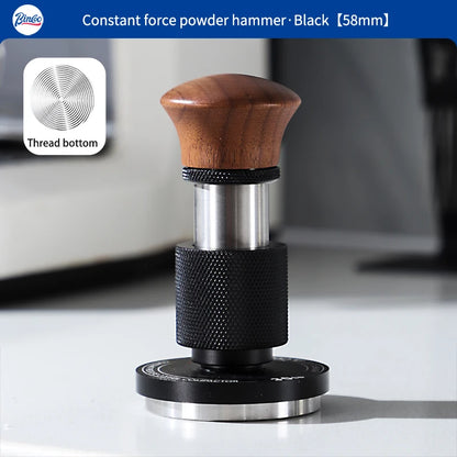 Bincoo Coffee Tamper 30lb Constant Pressure 51/58mm Espresso Tamper Portafilter Spring Loaded Coffee Leveler Barista Tools
