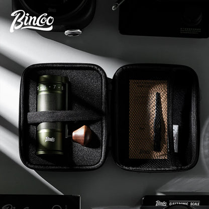 Bincoo Manual Coffee Grinder Hand Adjustable Portable Mill 420 CNC Steel Core Burr Inside Foldable Coffee Grinder Barista Tools