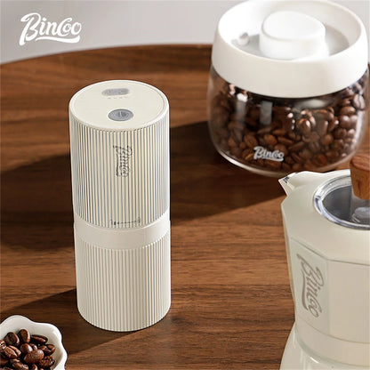 Bincoo Electric Coffee Bean Grinder Portable Mini Coffee Machine Adjustable USB Rechargeable Grinders Household Barista Tools